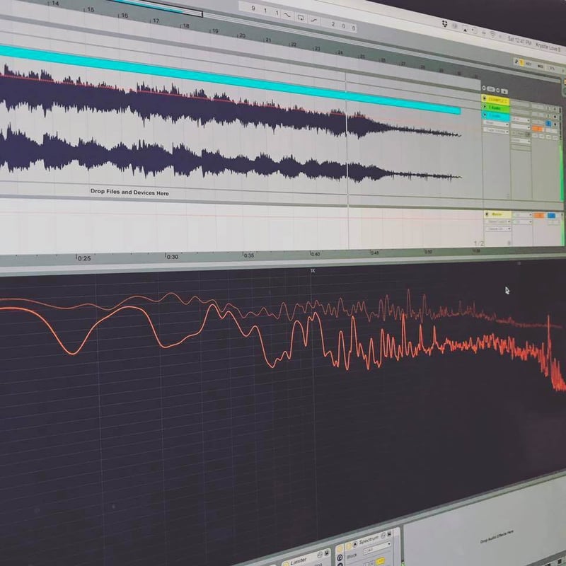 Screenshot of the user interface of Ableton Live
