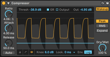 Ableton Live's Compressor Tool