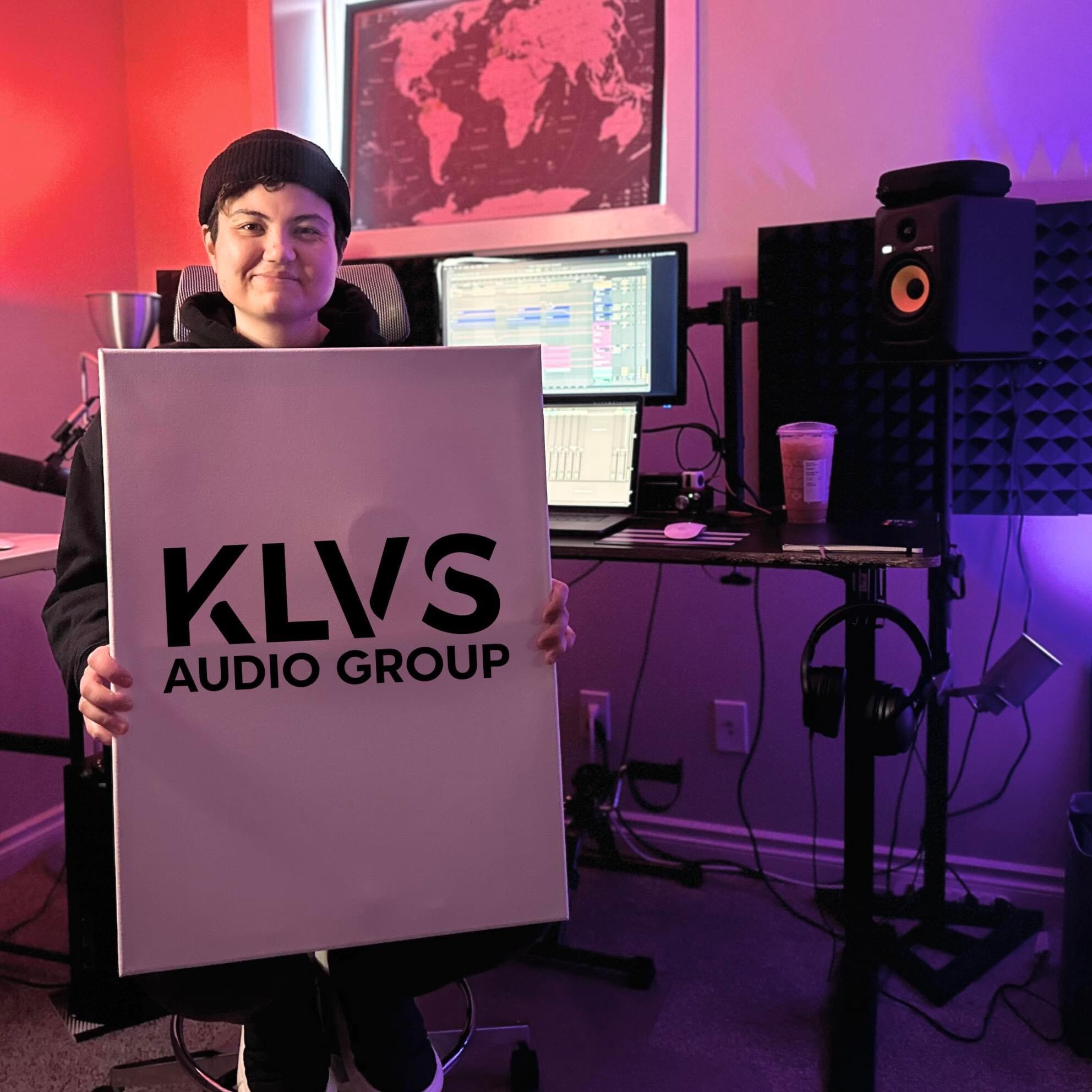 Rainer of KLVS Audio in the studio